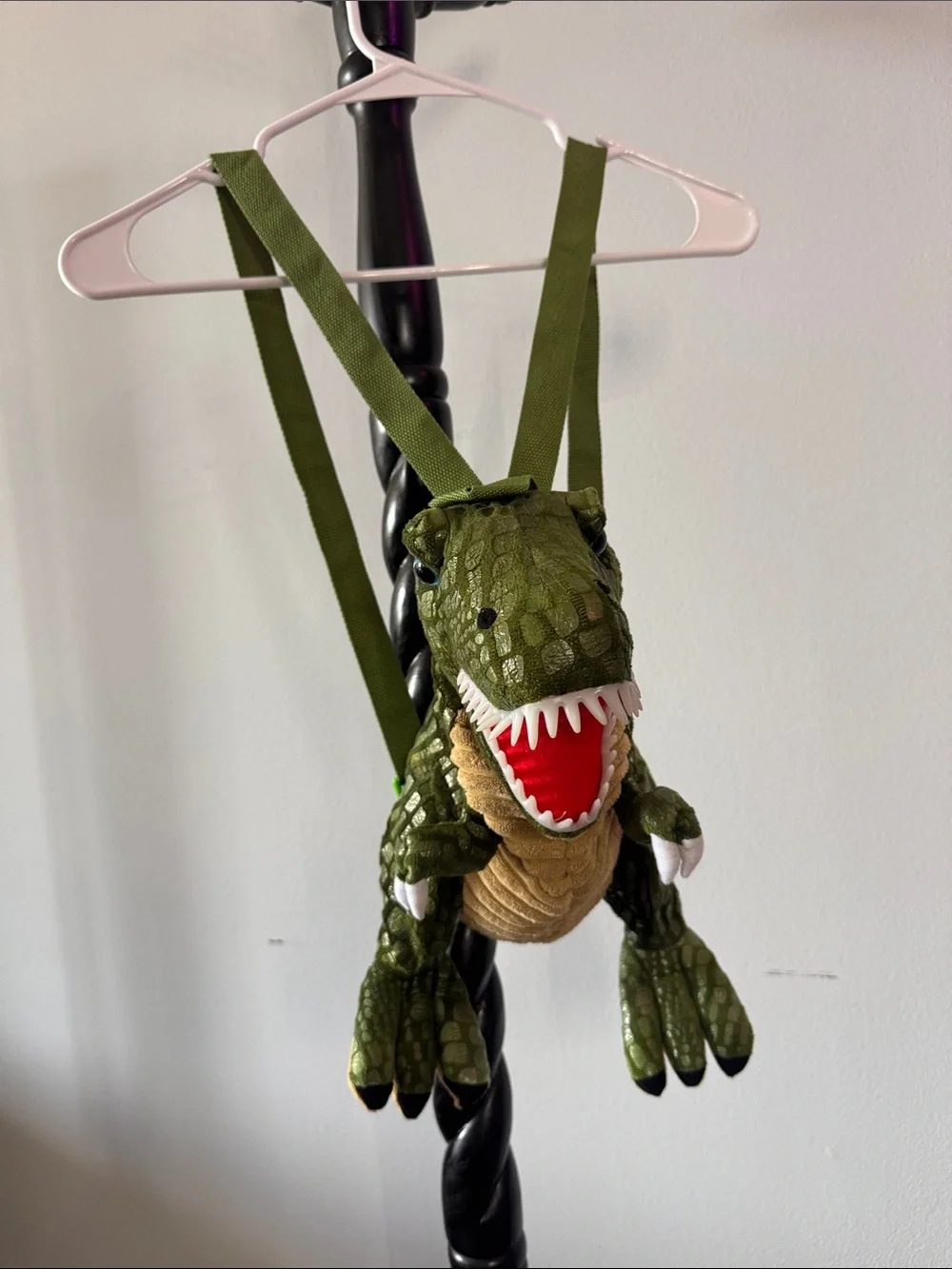 Green Dinosaur Plush Crossbody Bag - Pets Reptile Accessory